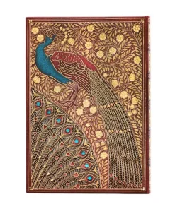 Anteckningsbok Paperblanks Midi olinjerad - Hafiz's Peacocks