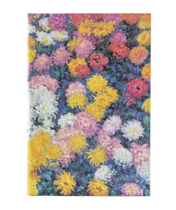 Anteckningsbok Paperblanks Midi dotted - Monet's Chrysanthemums