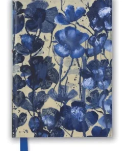 Anteckningsbok 22x16cm - Blue Poppies