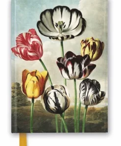 Anteckningsbok 22x16cm linjerad Temple of Flora: Tulips