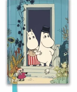 Anteckningsbok 22x16cm linjerad Moomins on the Riviera