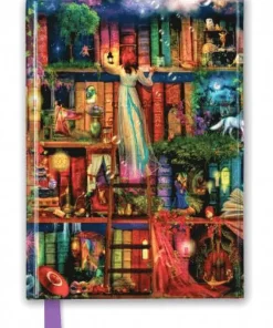 Anteckningsbok 22x16cm linjerad Aimee Stewar : Treasure Hunt Bookshelves