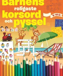 Barnens roligaste korsord och pyssel