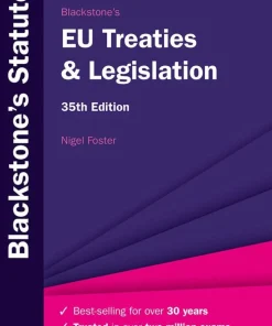 Blackstone's EU Treaties & Legislation