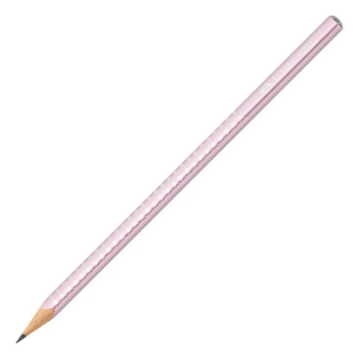 Blyertspenna Faber-Castell Sparkle rosa metallic