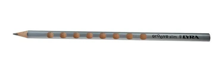 Blyertspenna HB Lyra Groove slim Metallic Silver