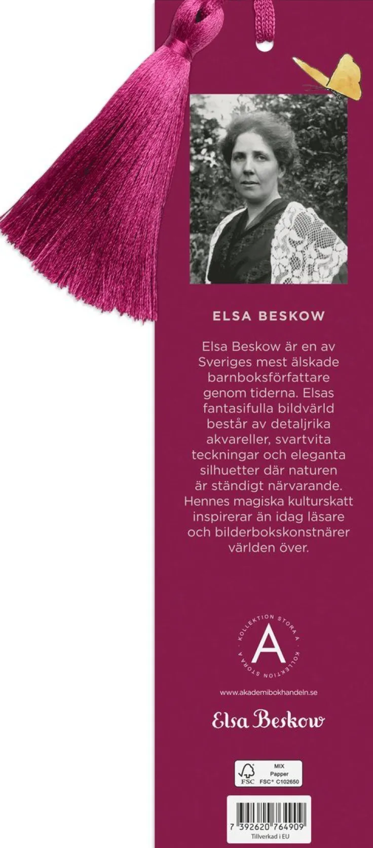 Bokmärke Elsa Beskow Blomsterfesten