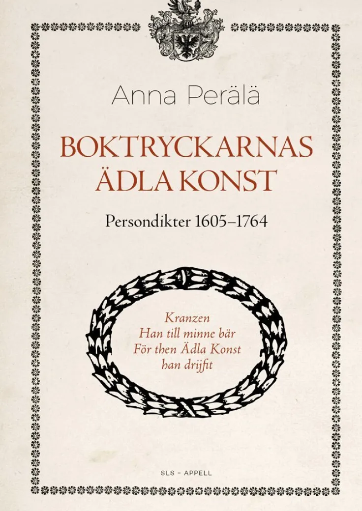 Boktryckarnas ädla konst : persondikter 1605-1764