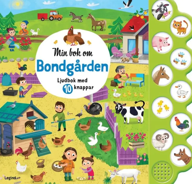 Bondgården : ljudbok med 10 knappar