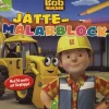 Byggar Bob - jättemålarblock med 56 motiv att färglägga!