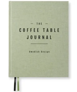 Coffe table journal - grön