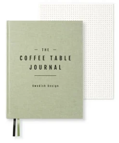 Coffe table journal - grön