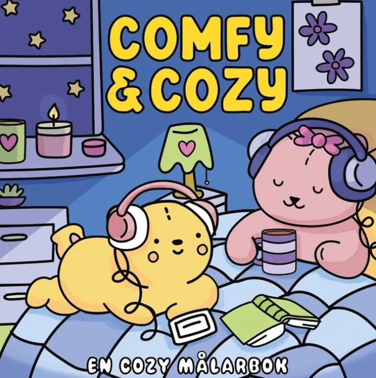 Comfy & Cozy. En cozy målarbok