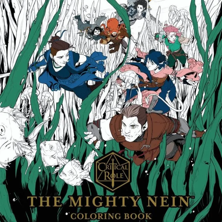 Critical Role: The Mighty Nein Coloring Book