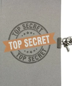Dagbok med lås Top secret