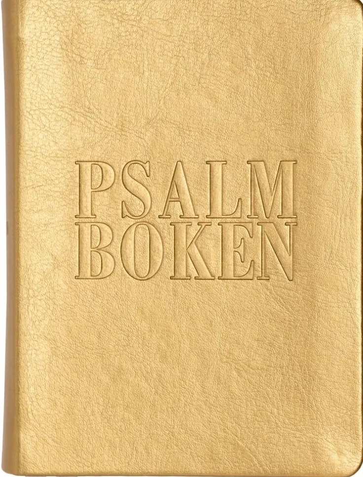 Den svenska psalmboken med tillägg (guld)