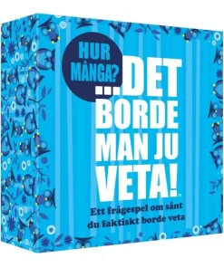 Det borde man ju veta - hur många?