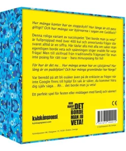 Det borde man ju veta - hur många?