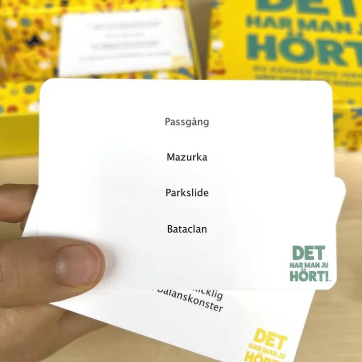 Det har man ju hört