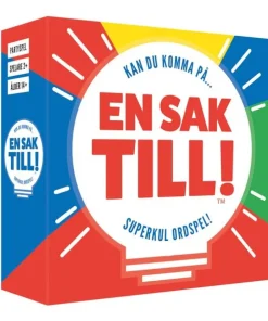 En sak till