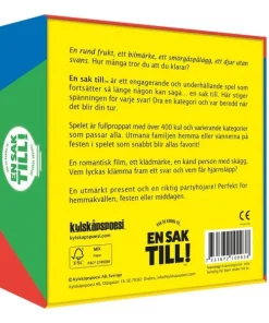 En sak till