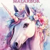 Enhörningar målarbok