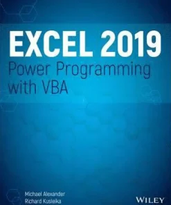 Excel 2019 Power Programming with VBA