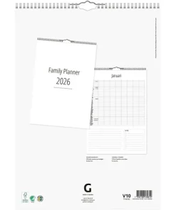 Familjekalender 2026 A3 8 kolumner