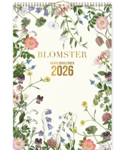 Familjekalender 2026 Blomster
