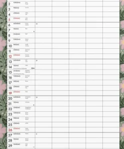 Familjekalender 2026 Hanna Wendelbo