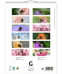Familjekalender 2026 Humlor