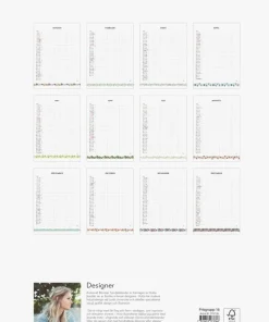 Familjekalender 2026 Illustrerad blomster