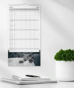 Familjekalender 2026 Katter