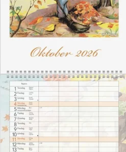 Familjekalender 2026 Kerstin Frykstrand