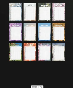 Familjekalender 2025 Modern