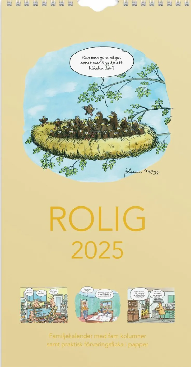 Familjekalender 2025 Rolig