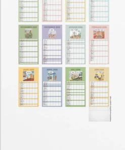 Familjekalender 2025-2026 Rolig