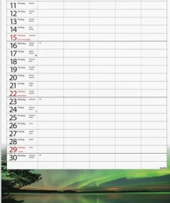 Familjekalender 2026 Årstider
