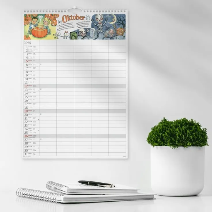 Familjekalender 2025-2026 Stickers