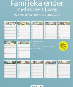 Familjekalender 2025 Stickers