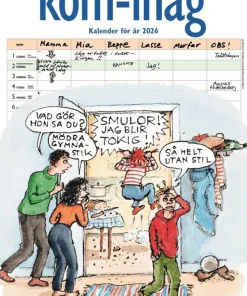 Familjens STORA kom-ihåg-kalender 2026