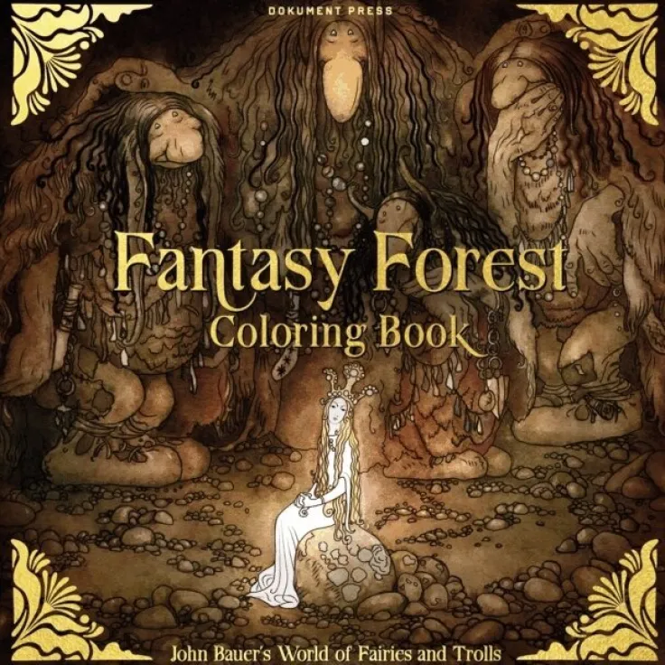 Fantasy Forest Coloring Book