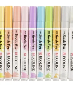 Fiberspetspenna Ecoline Brush Pen 10-pack pastell