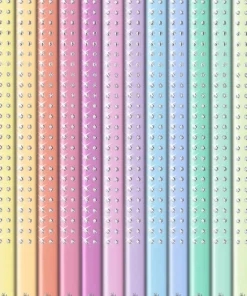 Färgpenna Faber-Castell Sparkle Pastell 12 färger
