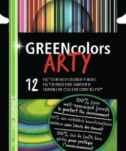 Färgpenna Stabilo Arty GREENcolors 12 färger
