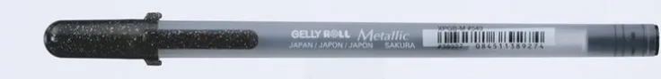 Gelpenna Gelly Roll Metallic svart