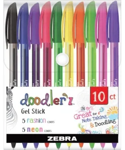 Gelpenna Zebra Doodler´z neon 10 färger