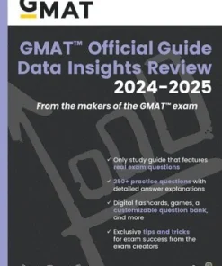 GMAT Official Guide Data Insights Review 2024-2025: Book + Online Question Bank