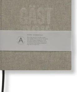 Gästbok 210x240mm beige