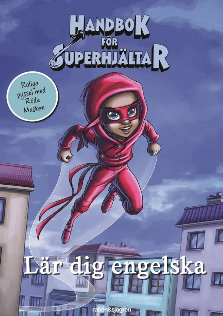 Handbok för superhjältar lär dig engelska